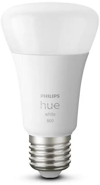 

Умная лампа Philips Hue Single Bulb, 9 Вт, 806лм, 2700К, E27, Bluetooth, белый (929001821618), Hue Single Bulb