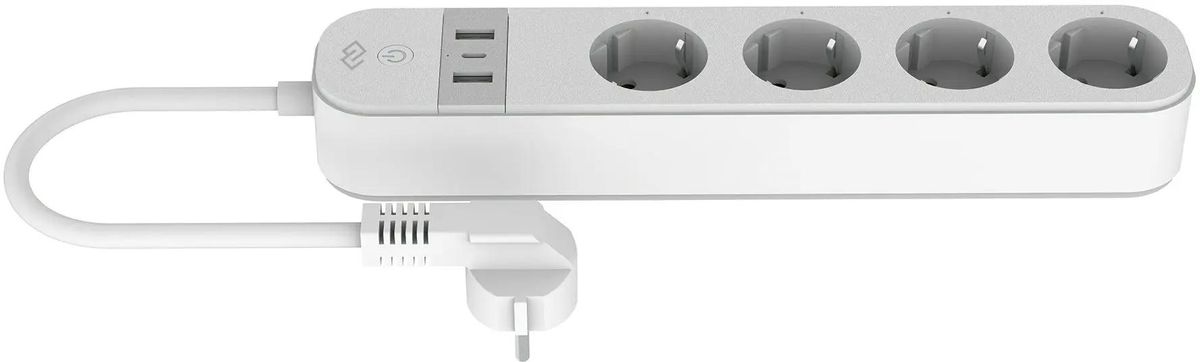 Умный сетевой фильтр Digma DiPlug Strip 55, WiFi, белый