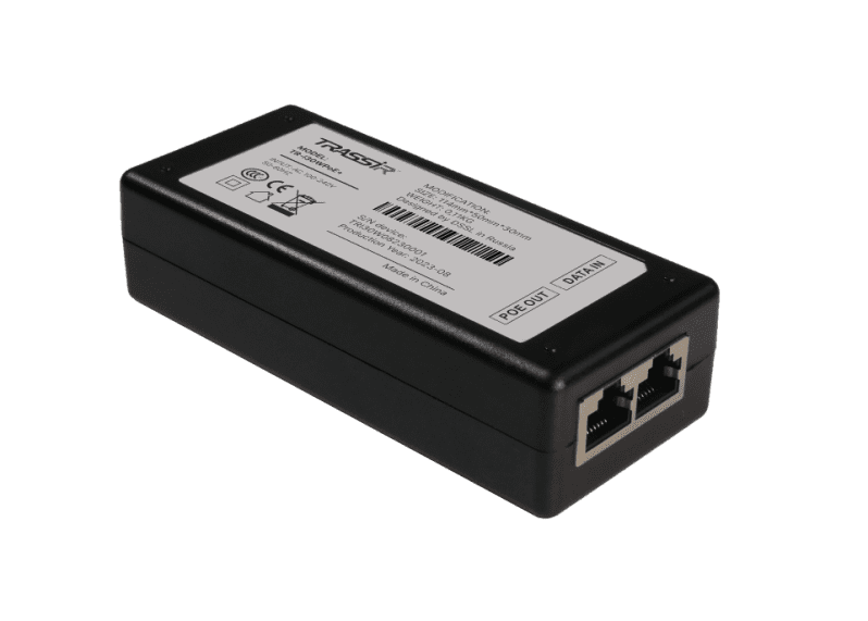 

PoE-инжектор TRASSIR TR-I30WPoE+ , 802.3af / 802.3at, 1 Гбит/с, 65 Вт (TR-I30WPoE+ ), TR-I30WPoE+
