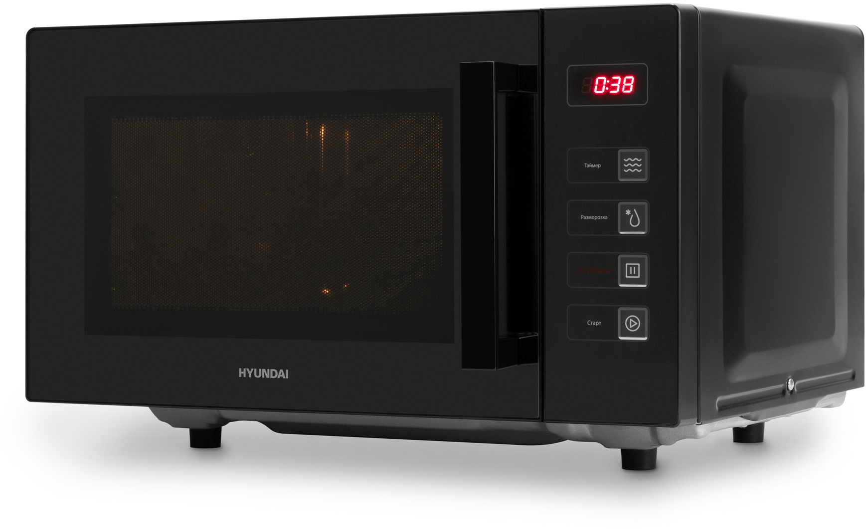 

Микроволновая печь Hyundai HYM-D3008 23 л, 800 Вт, черный (HYM-D3008), HYM-D3008