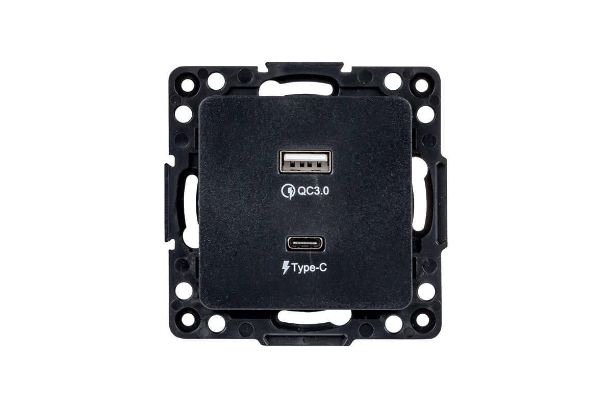 Розетка EKF Стокгольм PROxima (EZR-2USB-type-C)