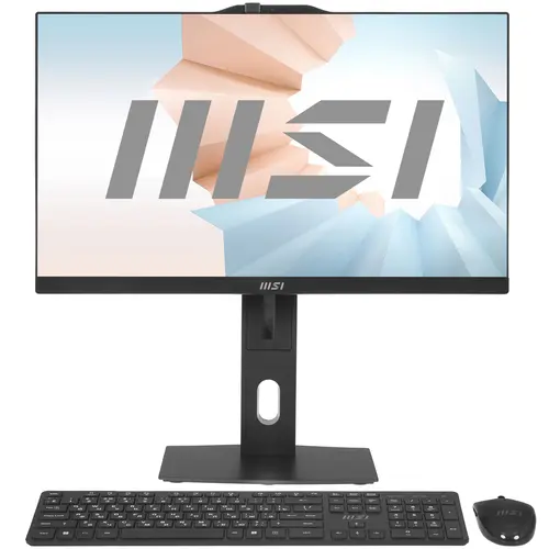 

Моноблок MSI Modern AM242P 12M-671XRU 23.8" 1920x1080, Intel Core i5-1235U 1.3 ГГц, 8Gb RAM, 512Gb SSD, Intel Iris Xe Graphics, WiFi, BT, Cam, без ОС, черный, клавиатура, мышь (9S6-AE0711-1075), 12M-671XRU