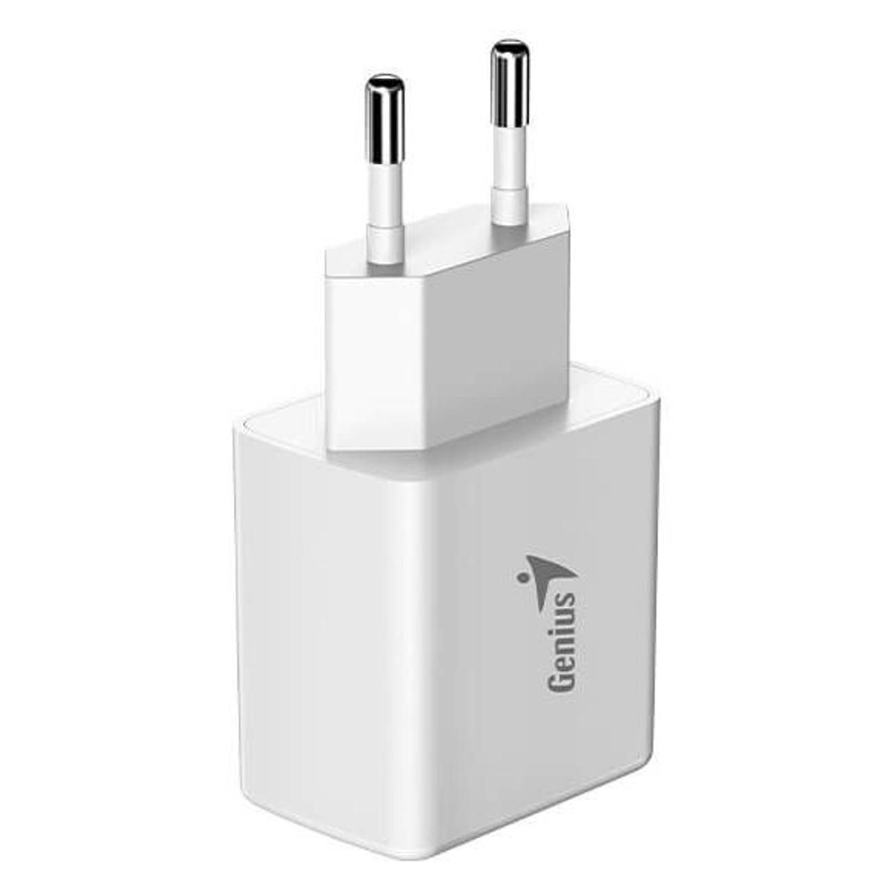 Сетевое зарядное устройство Genius PD-20ACP 20 Вт USB EU USB type-C Quick Charge PD белый 32590009400 кабель type-Ctype-C 780₽