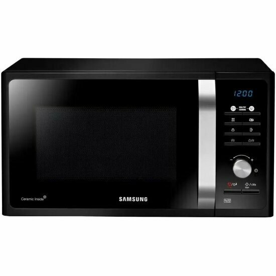 

Микроволновая печь Samsung MS23F301TAK 23 л, 800 Вт, черный/серебристый (MS23F301TAK/OL), MS23F301TAK