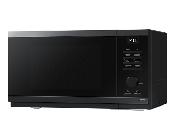 

Микроволновая печь Samsung MW4000D 23 л, 800 Вт, гриль, черный (MS23DG4504AGBW), MW4000D