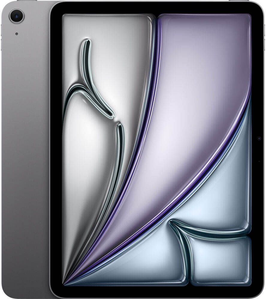 

Планшет Apple iPad Air 2024 11" 2360x1640 IPS, Apple M2, 8Gb RAM, 128Gb, WiFi, BT, iPadOS, серый космос (MUWC3ZP/A), Air 2024