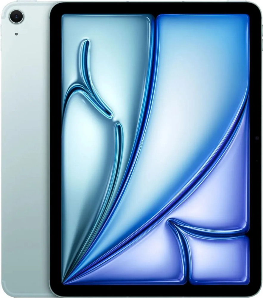

Планшет Apple iPad Air 2024 11" 2360x1640 IPS, Apple M2, 8Gb RAM, 128Gb, 3G/4G LTE/5G, WiFi, BT, iPadOS, синий (MUXE3ZP/A), Air 2024