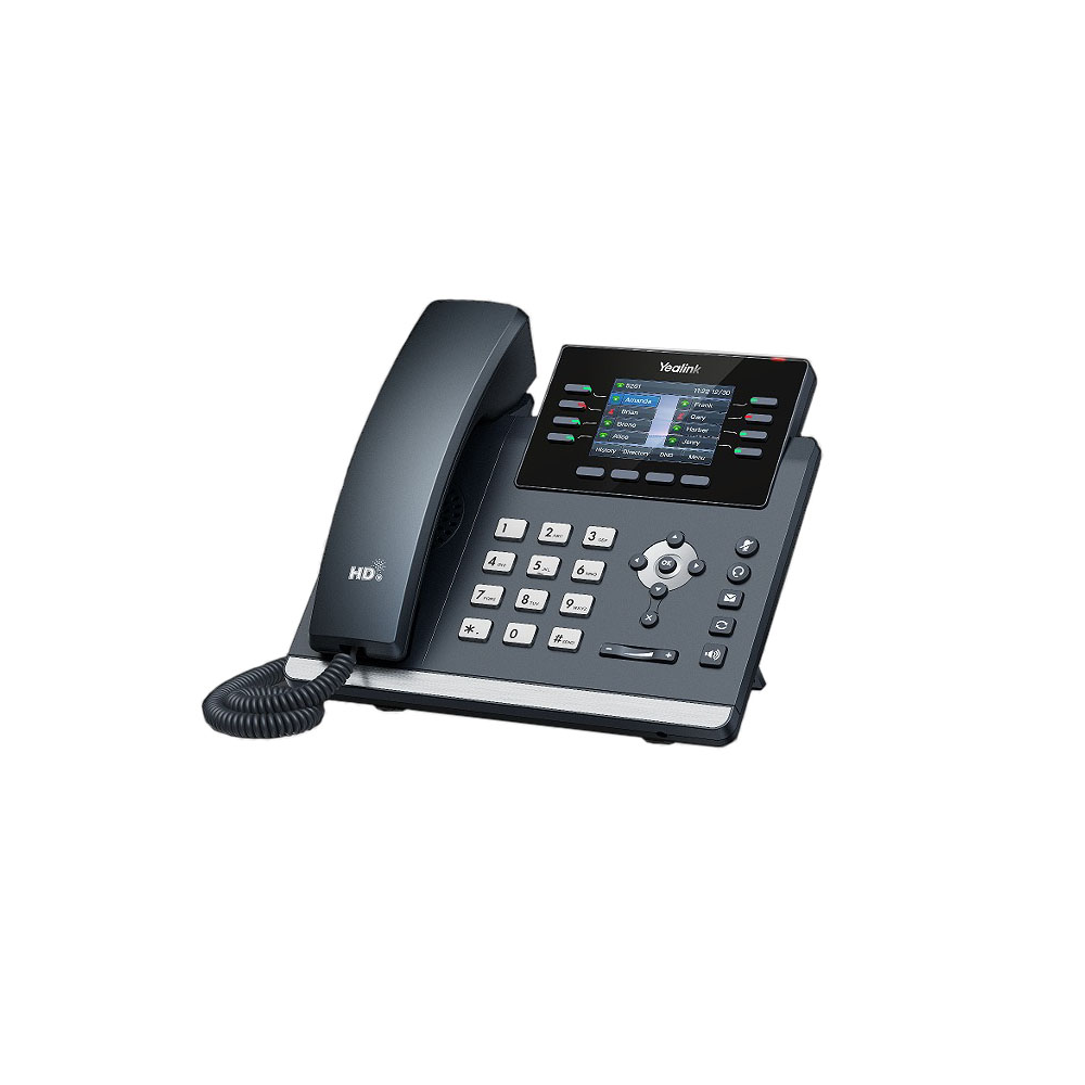 

VoIP-телефон Yealink SIP-T44U, 12 SIP-аккаунтов, цветной дисплей, PoE (SIP-T44U), Черный, SIP-T44U