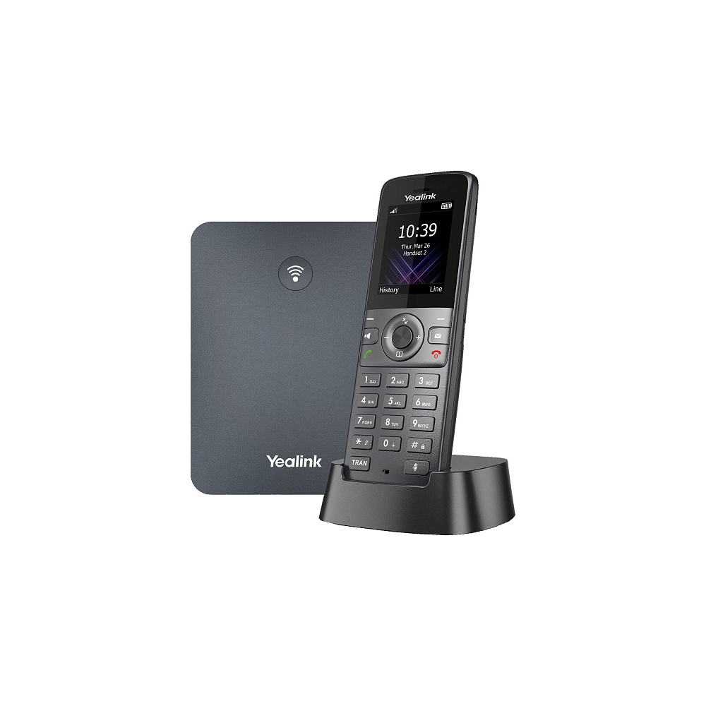 

VoIP-телефон Yealink W74P, 20 линий, 10 SIP-аккаунтов, цветной дисплей, DECT, PoE, черный (W74P), W74P