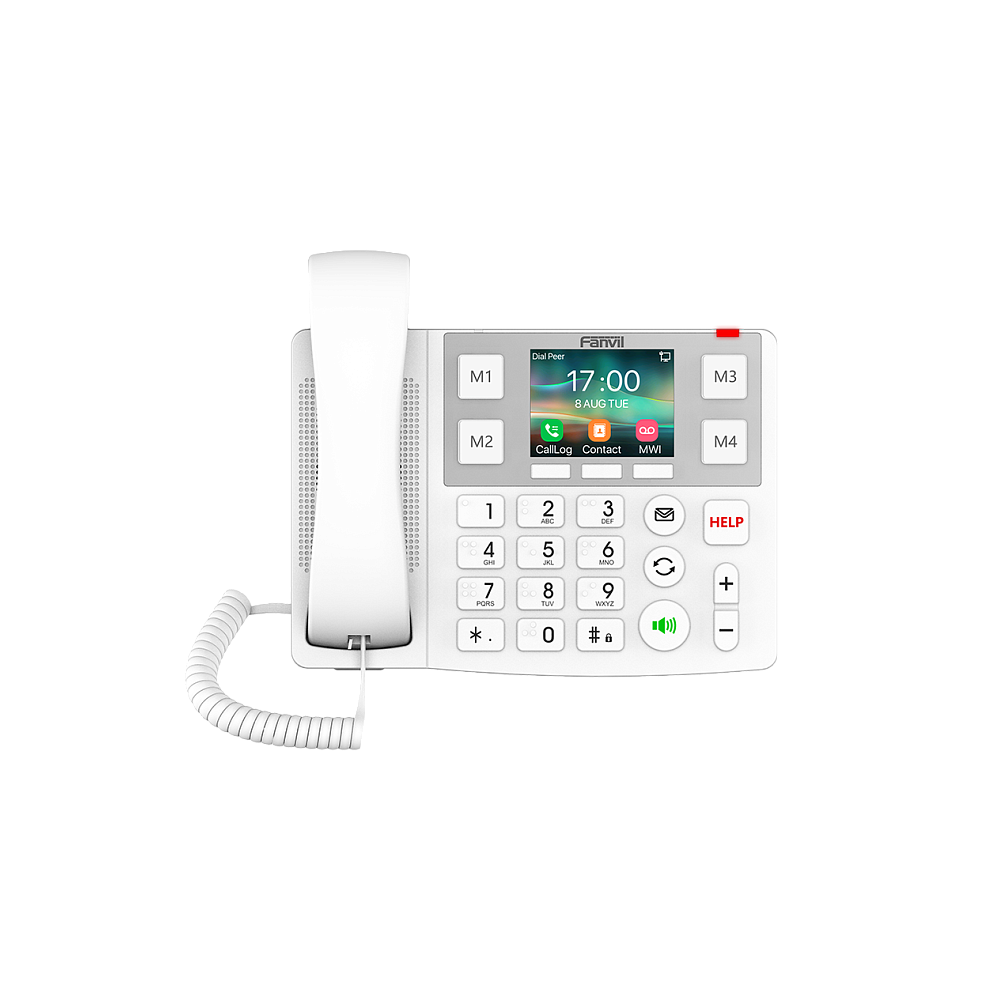 

VoIP-телефон Fanvil X305, 2 SIP-аккаунта, цветной дисплей, PoE, черный (X305), X305