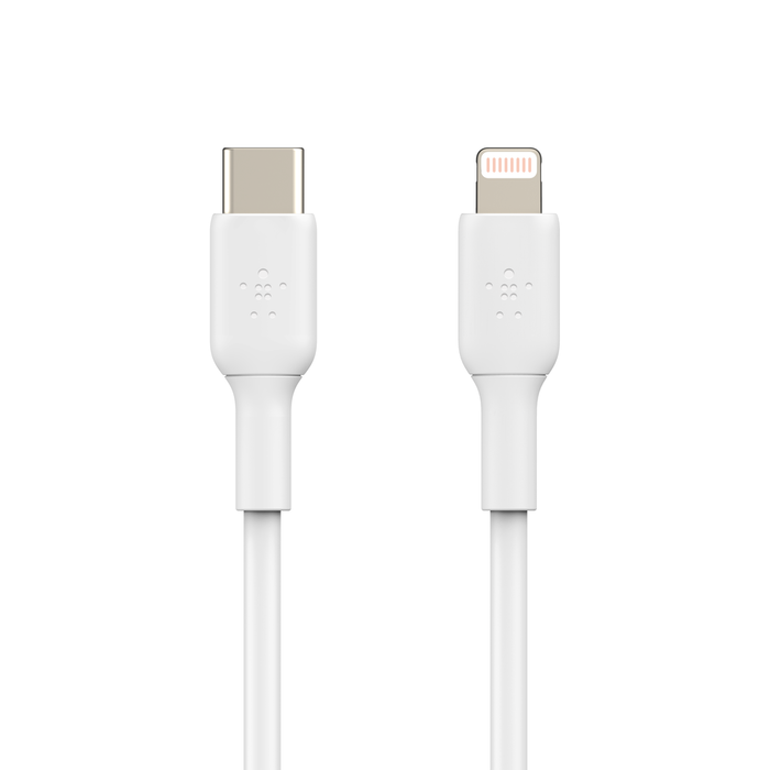 

Кабель USB Type-C-Lightning 8-pin, MFi, 1 м, белый, Belkin BoostCharge (CAA003BT1MWH)
