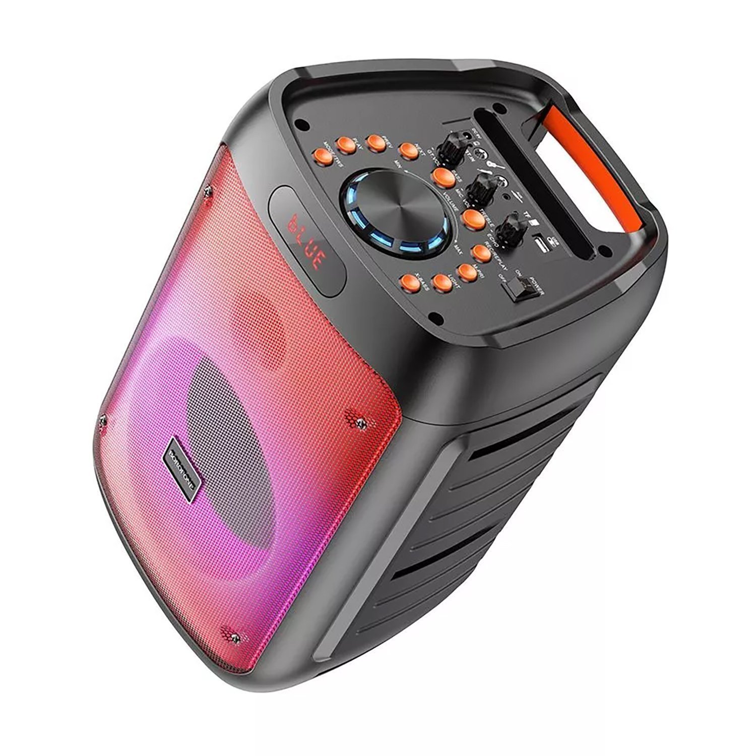 

Портативная акустика Borofone BP10 Fireworks, 20 Вт, FM, AUX, USB, microSD, Bluetooth, подсветка, черный, BP10 Fireworks