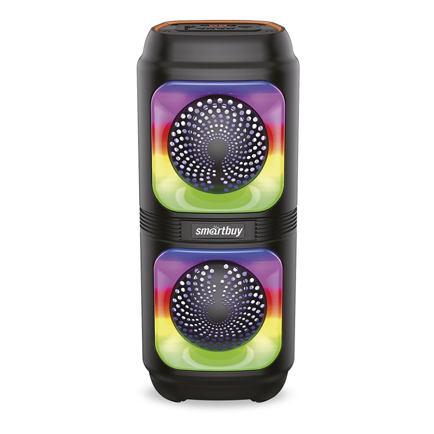 

Портативная акустика SmartBuy PHOENIX, 16 Вт, FM, AUX, USB, microSD, Bluetooth, подсветка, черный (SBS-5490), PHOENIX