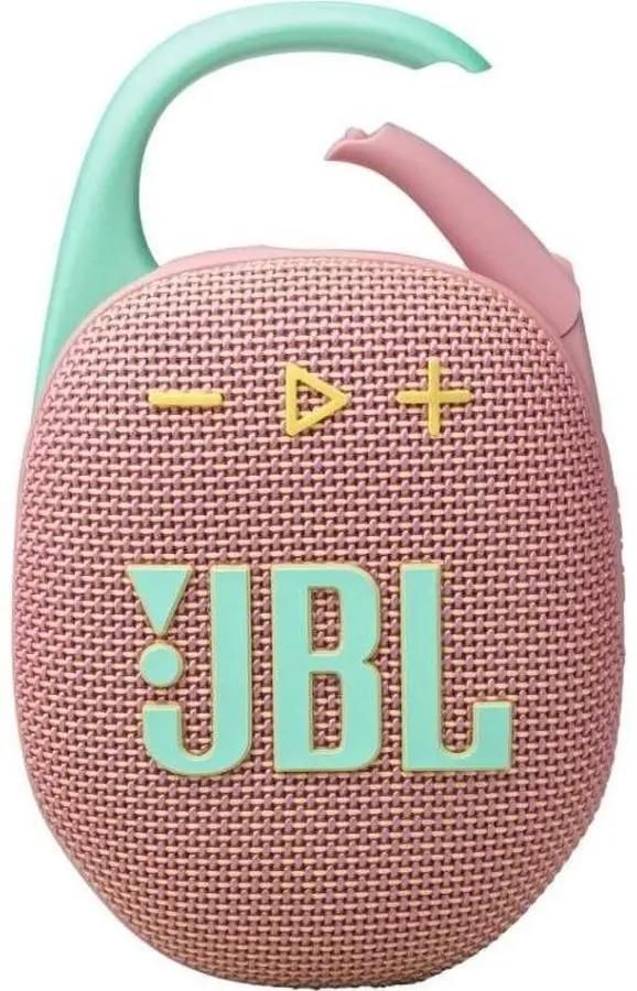 

Портативная акустика JBL CLIP 5, 7 Вт, Bluetooth, розовый (JBLCLIP5PINK), CLIP 5