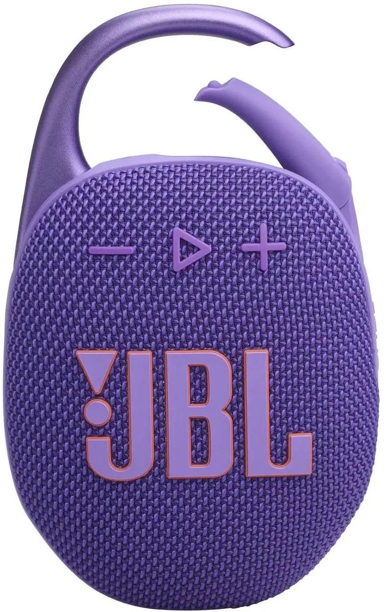 

Портативная акустика JBL CLIP 5, 7 Вт, Bluetooth, пурпурный (JBLCLIP5PUR), CLIP 5