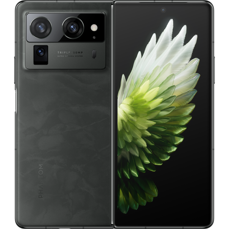 

Смартфон Tecno PHANTOM V Fold2, 7.85" 2296x2000 AMOLED, MediaTek Dimensity 9000+, 12Gb RAM, 512Gb, 3G/4G/5G, NFC, Wi-Fi, BT, 3xCam, 2-Sim, 4.86 А·ч, USB Type-C, Android 14, серый, PHANTOM V Fold2