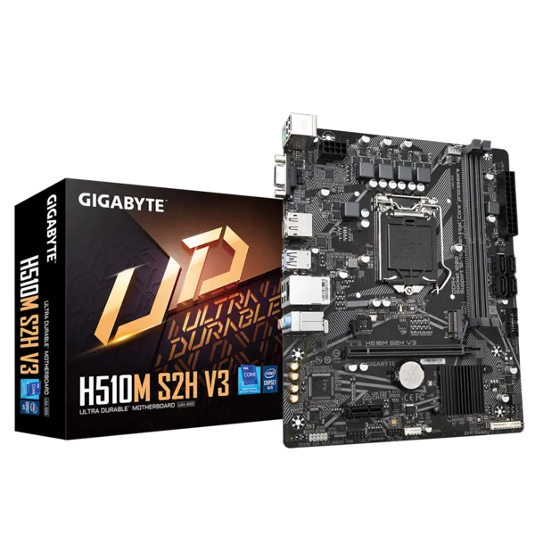 Материнская плата GIGABYTE H510M S2H V3 2.0, Socket1200, Intel Q470, mATX