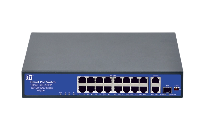 

Коммутатор Space Technology ST-S163POE (2G/1S/250W/A), кол-во портов: 16x100 Мбит/с SFP 1x1 Гбит/с, кол-во SFP/uplink: RJ-45 2x1 Гбит/с, PoE: 16x30 Вт (макс. 250 Вт) (00-00038393), ST-S163POE (2G/1S/250W/A)