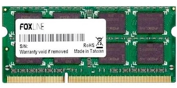 Память DDR4 SODIMM 16Gb, 3200MHz Foxline (FL3200D4S22-16GSE)