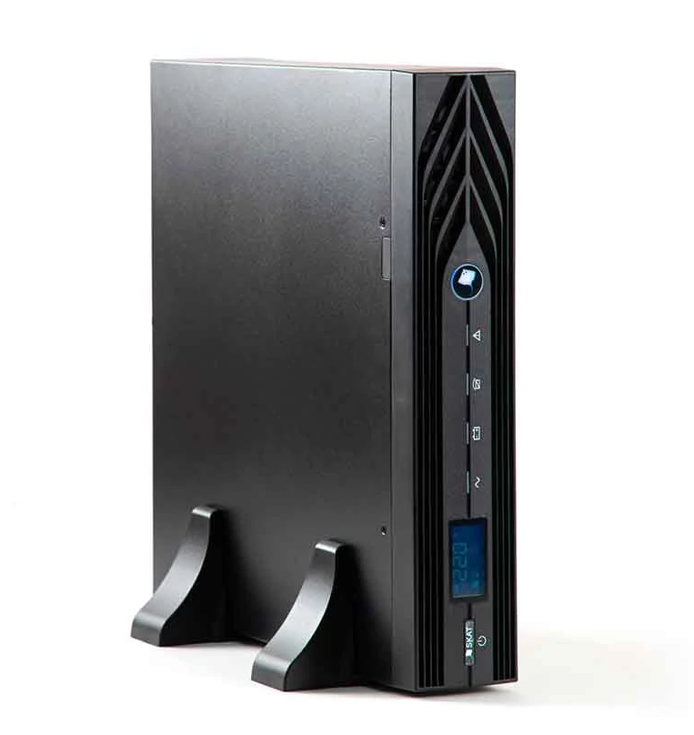 ИБП БАСТИОН SKAT-UPS 1000 исп.V RACK, 1000 В·А, 900 Вт, EURO/клемная колодка, USB, черный (462) (без аккумуляторов) Гарантийная замена ИБП авторизованным СЦ, незначительные потертости/царапинки по корпусу, полный комплект