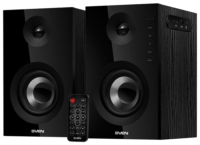 

Акустика 2.0 SVEN SPS-721, 50 Вт, USB, SD, Bluetooth, черный, SPS-721