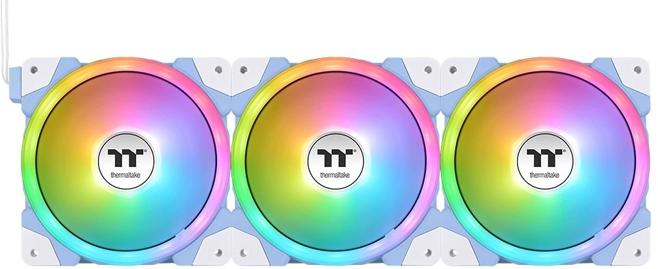 

Комплект вентиляторов Thermaltake SWAFAN EX12 Reverse ARGB, 120x124мм мм, 2000rpm, 32.5 дБ, 4-pin PWM, 3шт, ARGB (CL-F183-PL12BU-A), EX12 Reverse ARGB