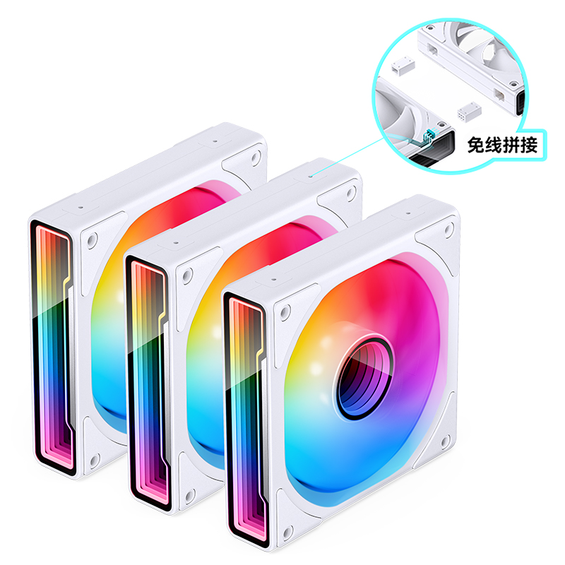 

Комплект вентиляторов JONSBO ZK-120W(3 in 1), 120 мм, 2200rpm, 36.6 дБ, 4-pin, 3шт, белый, ARGB подсветка (CL_JB_ZK-120W_(3 in 1)), ZK-120W(3 in 1)