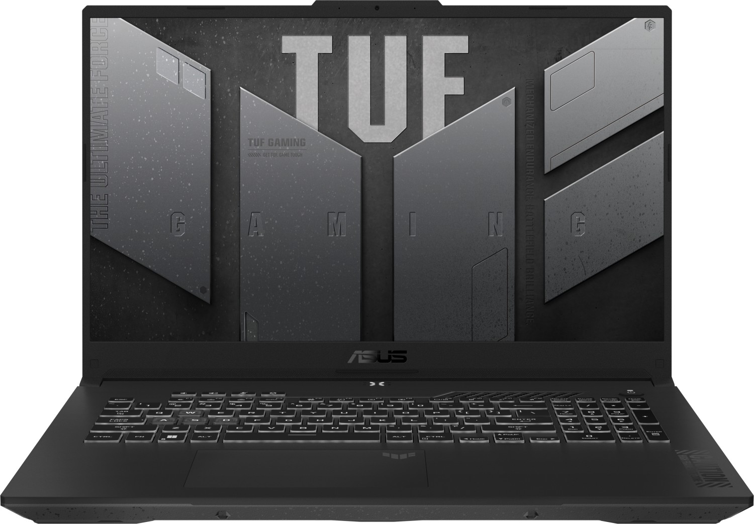 

Ноутбук ASUS TUF Gaming A17 FA707NU-HX051 17.3" IPS 1920x1080, AMD Ryzen 5 7535HS 3.3 ГГц, 16Gb RAM, 512Gb SSD, NVIDIA GeForce RTX 4050-6Gb, без OC, серый (90NR0EF5-M004M0), FA707NU-HX051