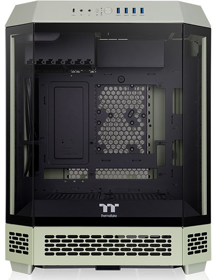 Корпус Thermaltake The Tower 600, ATX, Midi-Tower, 4xUSB 3.0, USB Type-C, зеленый, без БП (CA-1Z1-00MEWN-00)