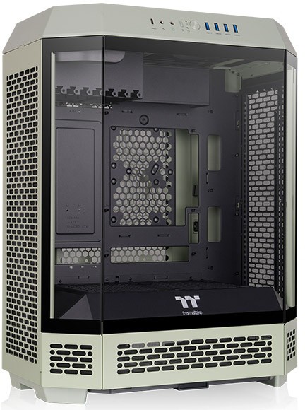 Корпус Thermaltake The Tower 600, Midi-Tower, без БП, зеленый
