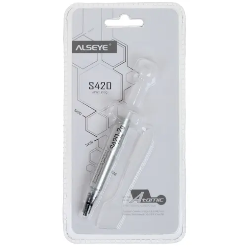 Термопаста Alseye S420, 1.63 Вт/м·К, 2 г
