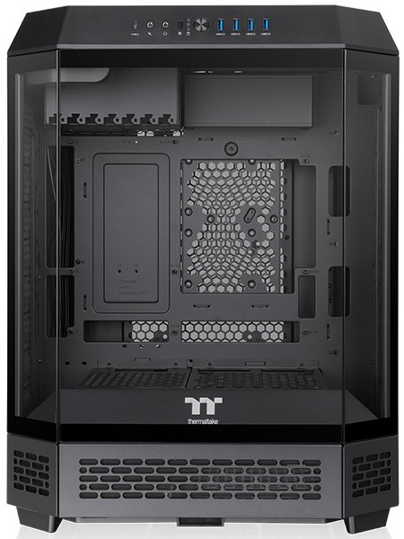 

Корпус Thermaltake The Tower 600, ATX, Midi-Tower, 4xUSB 3.0, USB Type-C, черный, без БП (CA-1Z1-00M1WN-00), The Tower 600