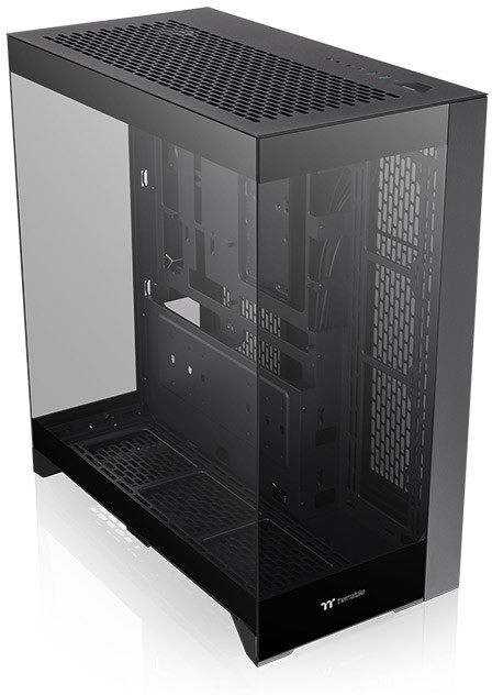 Корпус Thermaltake CTE E550 TG, EATX, Midi-Tower, 2xUSB 3.0, USB Type-C, черный, без БП (CA-1Z8-00M1WN-00)