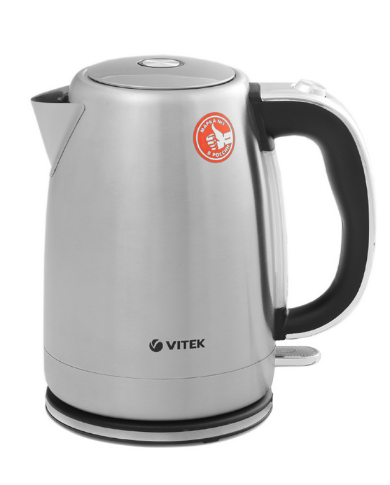 

Чайник электрический VITEK VT-7079 1.7л. 2.2 кВт, металл/пластик, сталь (VT-7079), VT-7079