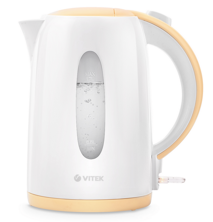 

Чайник электрический VITEK VT-7078 1.7л. 2.2 кВт, металл/пластик, белый (VT-7078), VT-7078