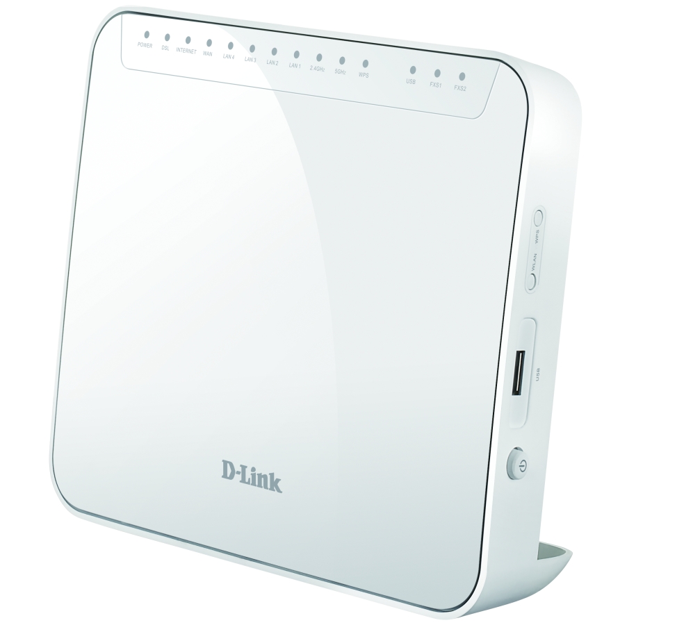 Маршрутизатор ADSL D-link DSL-G2452GR, 802.11a/b/g/n/ac, 2.4 / 5 ГГц, до 1.17 Гбит/с