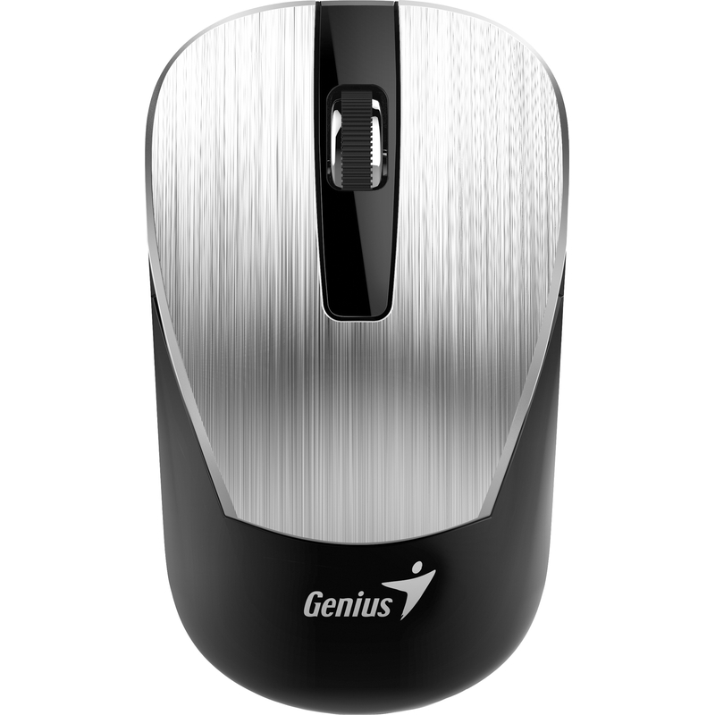 

Мышь беспроводная Genius NX-7015, 1600dpi, оптическая светодиодная, USB/Радиоканал, черный/серый (31030019400), NX-7015