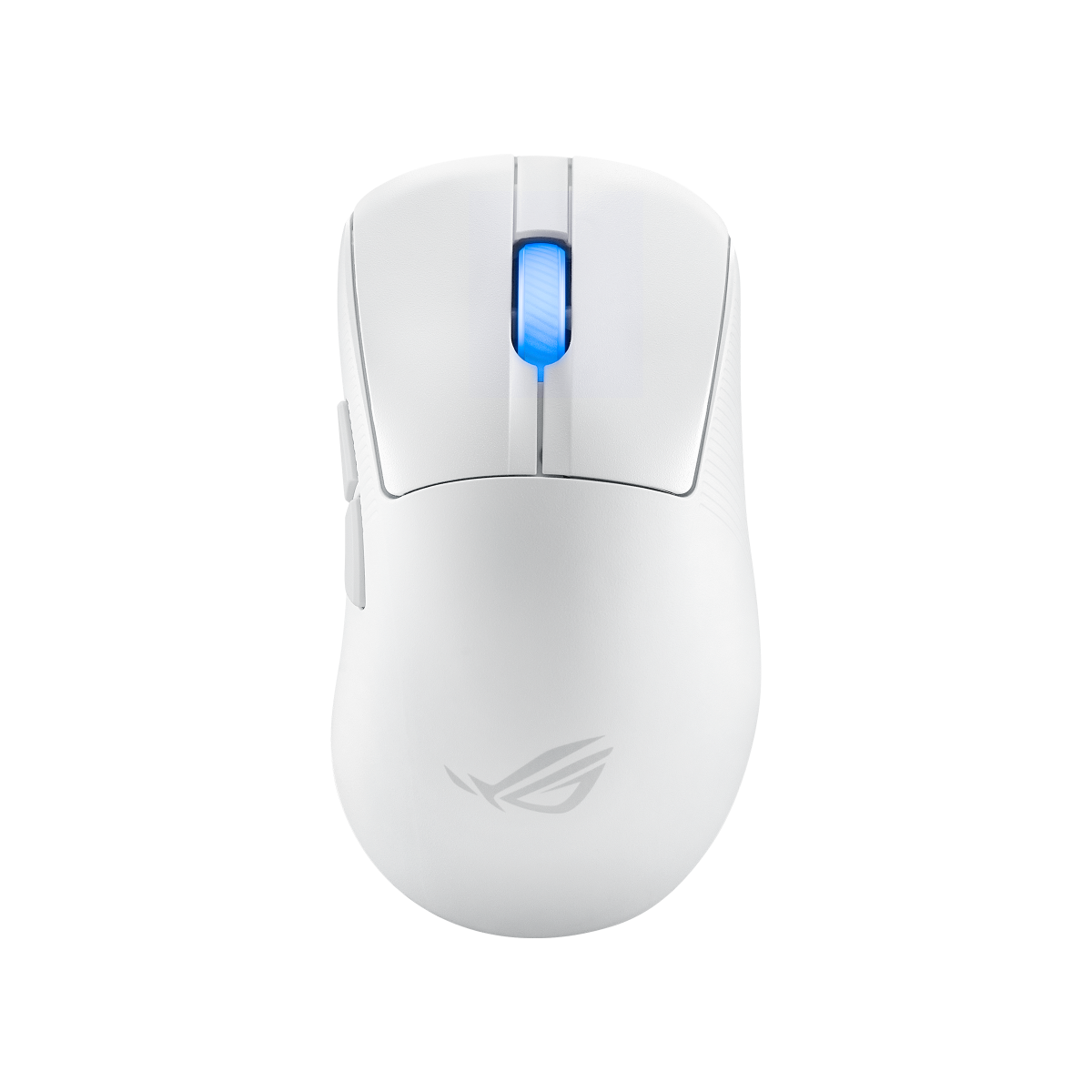 Мышь ASUS P714 ROG KERIS II WL ACE, Bluetooth/Радиоканал/USB, белый (90MP03N0-BMUA10)