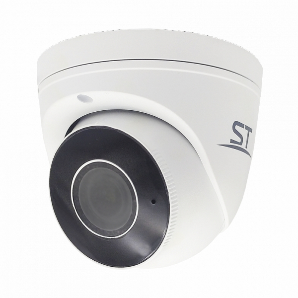 

IP-камера Space Technology ST-V2633 1.16 мм 2.8 мм - 12 мм, уличная, купольная, 2 Мпикс, CMOS, до 1920x1080, до 25 кадров/с, ИК подсветка 50м, POE, белый (ST-V2633 PRO STARLIGHT), ST-V2633