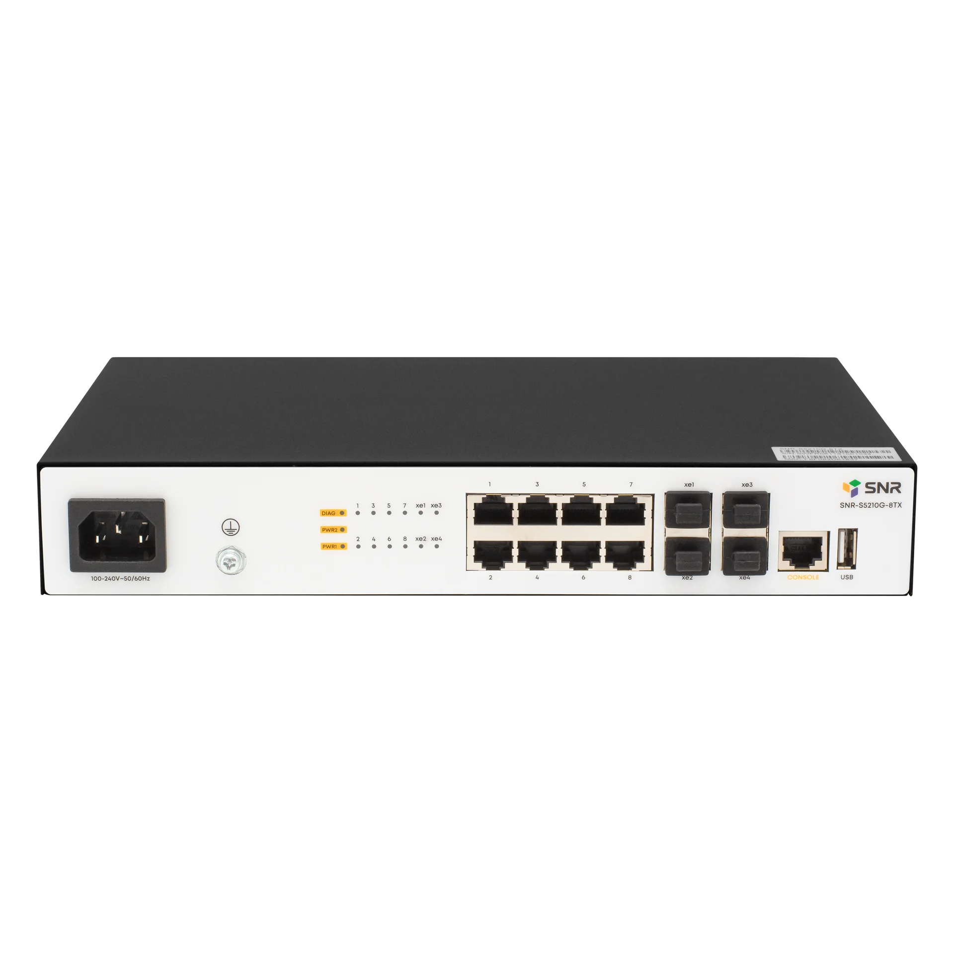 

Коммутатор SNR S5210G-8TX, управляемый, кол-во портов: 8x1 Гбит/с, кол-во SFP/uplink: SFP+ 4x10 Гбит/с, установка в стойку (SNR-S5210G-8TX), S5210G-8TX