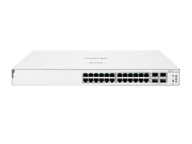 

Коммутатор HPE Instant On 1930 24G PoE Switch, управляемый, кол-во портов: 24x1 Гбит/с, кол-во SFP/uplink: SFP+ 4x10 Гбит/с, установка в стойку, PoE: 24x30 Вт (макс. 195 Вт) (JL683B), 24G PoE Switch