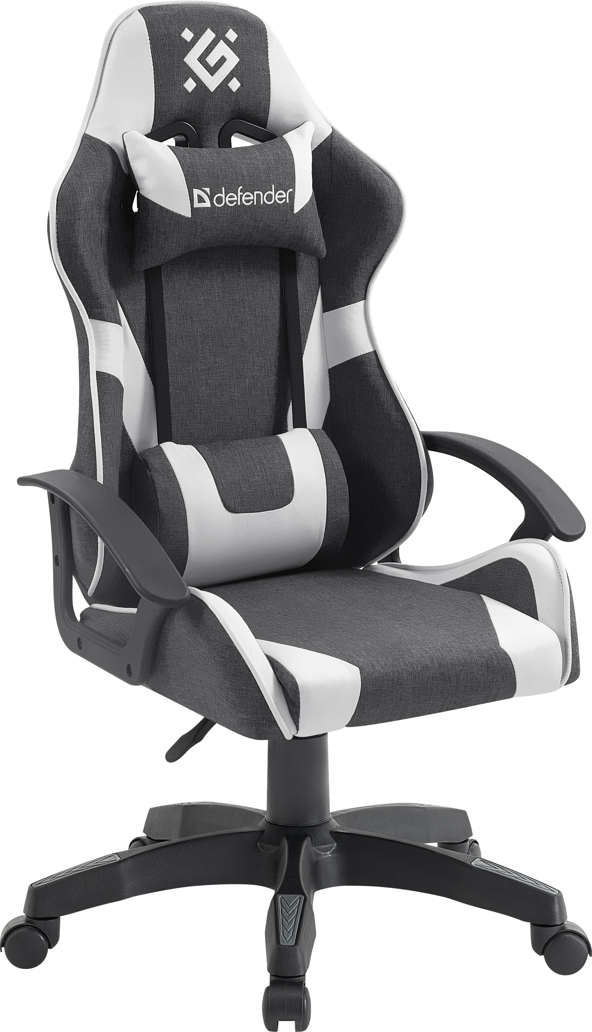 Кресло игровое Defender IBIS , белый/черный