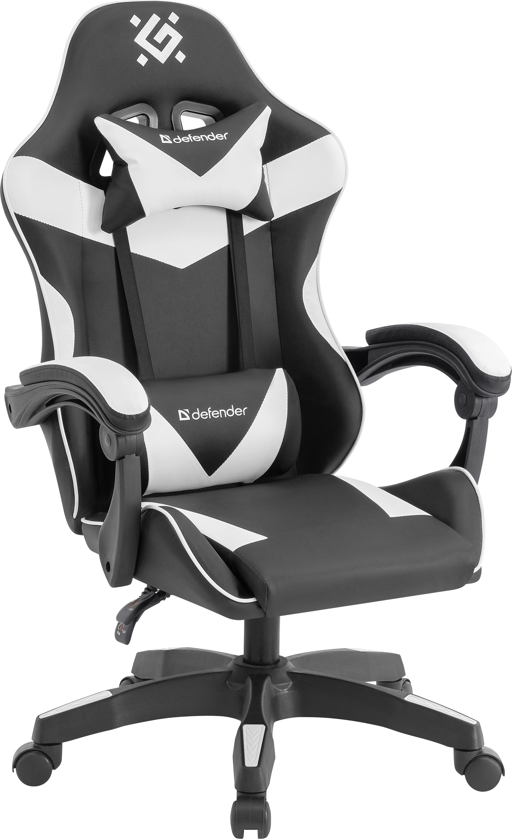 Кресло игровое Defender Urana , белый/черный
