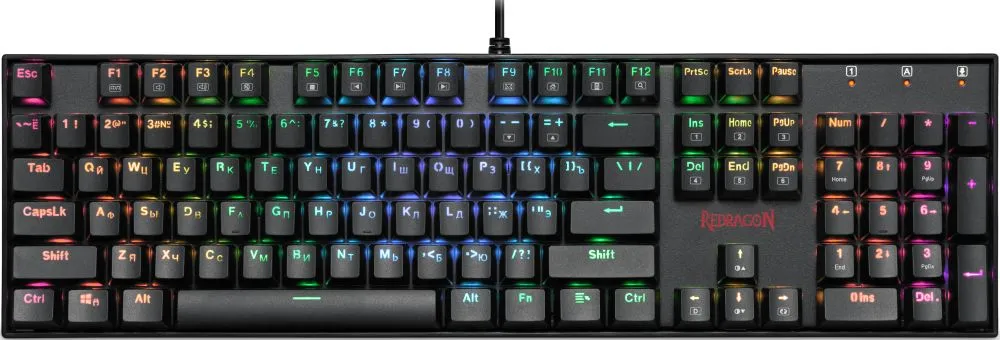 Клавиатура Redragon Mitra, USB, черный (K551RGB-PRO/72078)