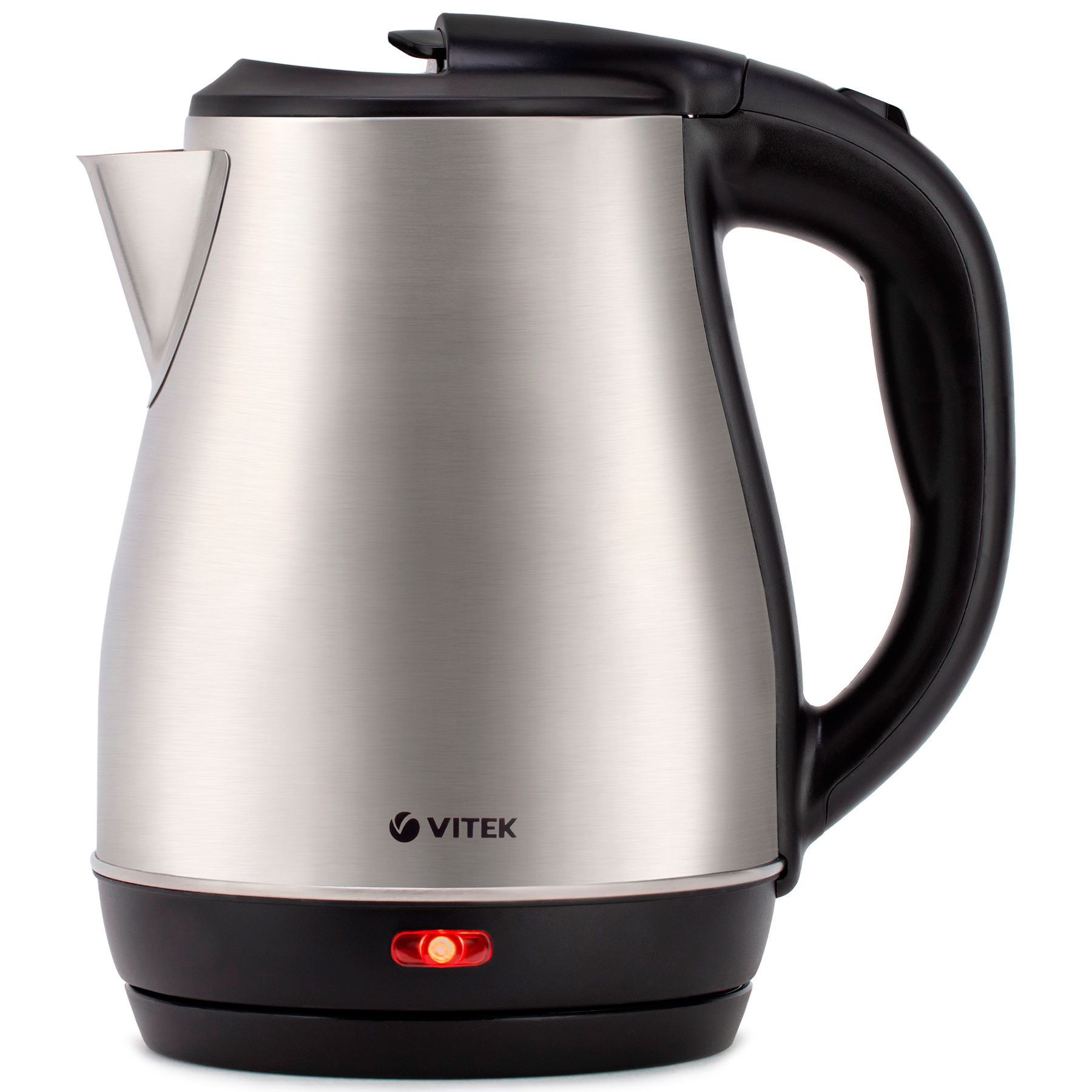 

Чайник электрический VITEK VT-7057 1.8л. 1.85 кВт, металл/пластик, нержавеющая сталь/черный (VT-7057), VT-7057