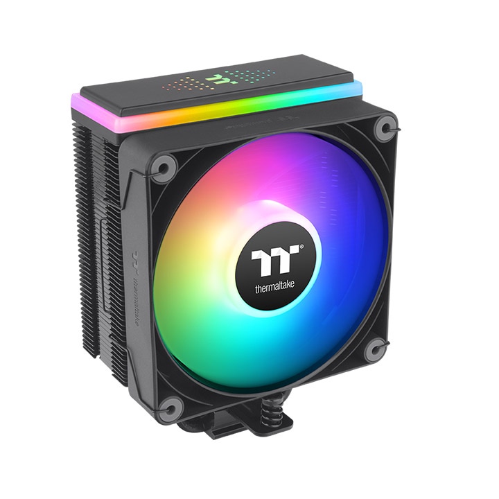 

Кулер для процессора Thermaltake Astria 200 для Socket/115x/1200/1700/1851/2011/2011-3/2066/AM4/AM5, 120 мм, 1800rpm, 26.8 дБА, 210 Вт, 4-pin PWM+3-pin 5V ARGB, Al+Cu, ARGB (CL-P119-AL12SW-A), Astria 200