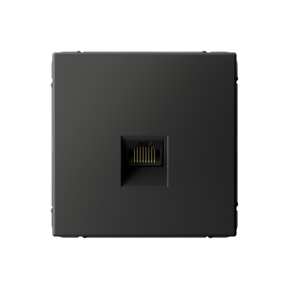 

Розетка RJ-45 скрытый монтаж категория 5e, базальт, Systeme Electric ArtGallery (GAL001483)