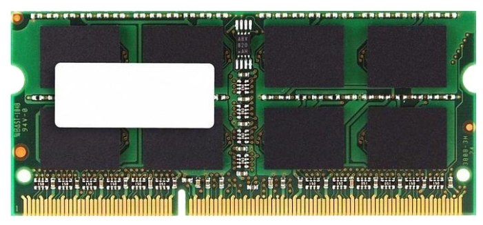 

Память DDR3 SODIMM 4Gb, 1600MHz, CL11, 1.5 В, Foxline (FL1600D3S11S1-4GH), FL1600D3S11S1-4GH