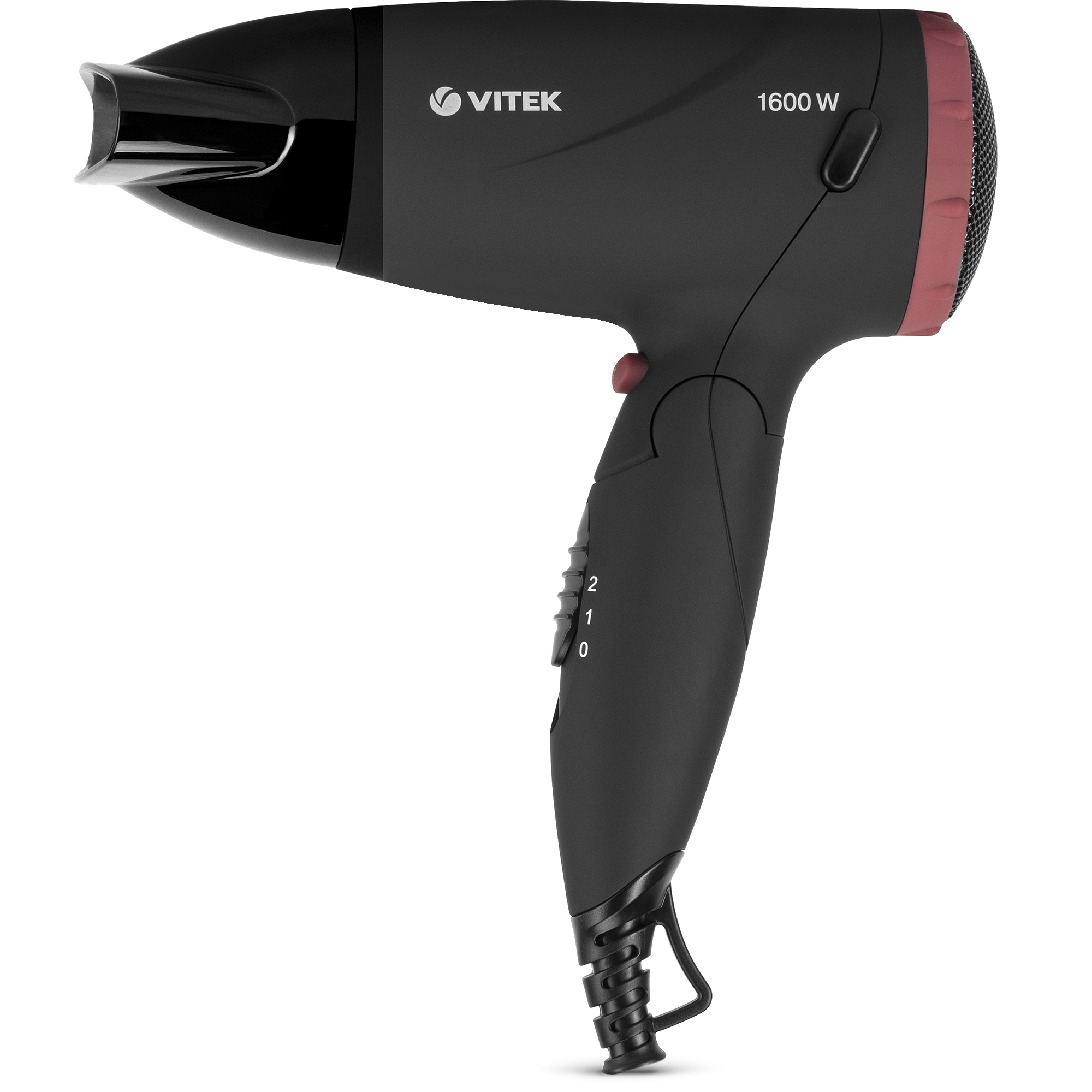 

Фен Vitek VT-2269 BK 1.6 кВт, режимов: 3, насадок: 1, черный (VT-2269), VT-2269 BK