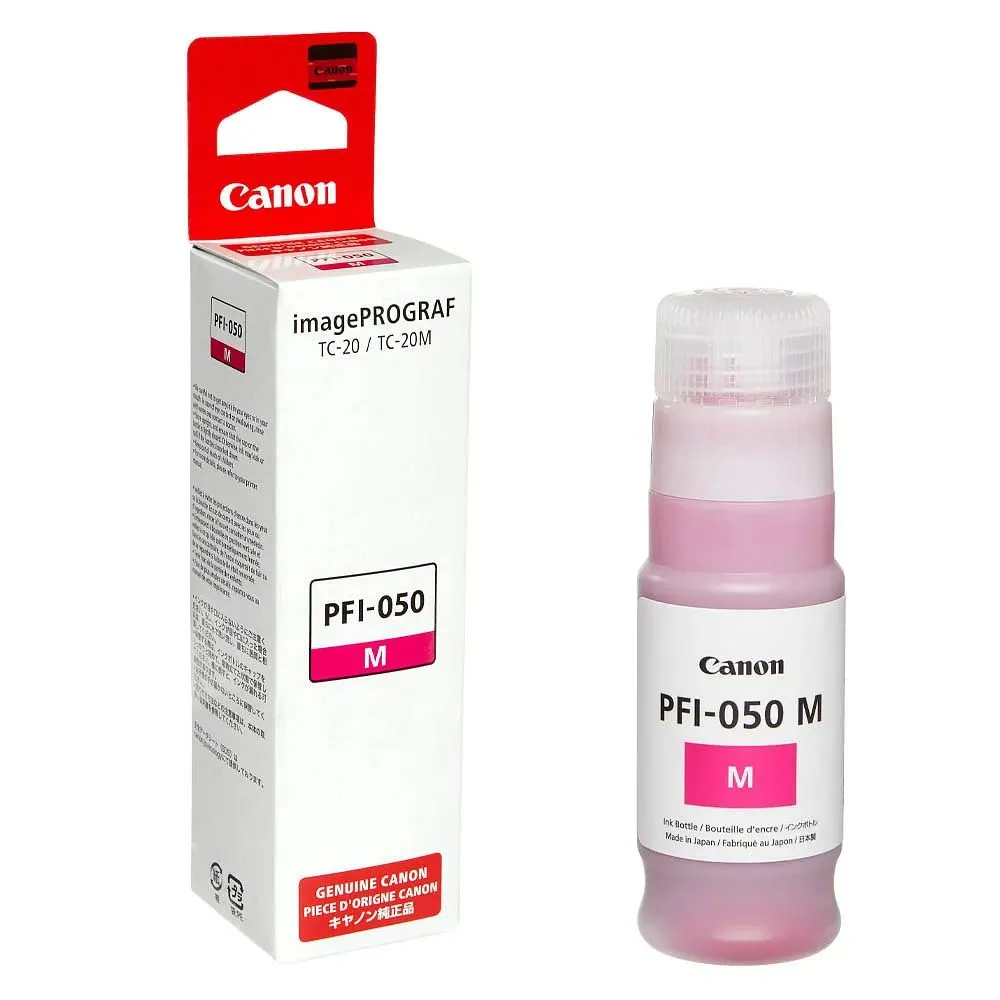 

Картридж струйный Canon PFI-050M (5700C001), пурпурный, оригинальный, объем 70 мл для Canon imagePROGRAF TC-20M, PFI-050M